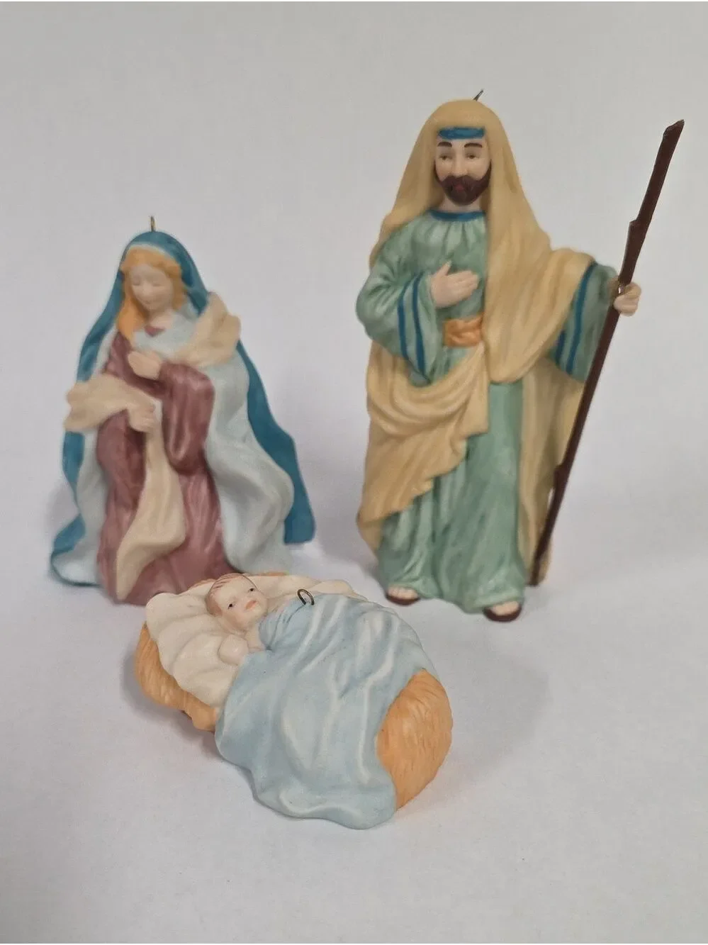 Vintage 1998 Hallmark Keepsake Ornaments - The Holy Family - Nativity Collection